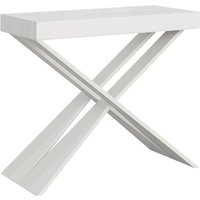 Itamoby - Ausziehbare Konsole 90x40/196 cm Diago Small Weißer Eschenrahmen Weiß von ITAMOBY
