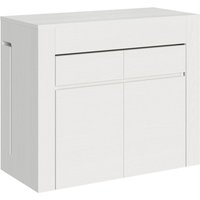 Itamoby - Ausziehbare Konsole 90x42/302 cm Evolve White Ash mit unterer und oberer Bank Itamoby - Ausziehbare Konsole 90x42/302 cm Evolve White Ash mit unterer und oberer Bank von ITAMOBY