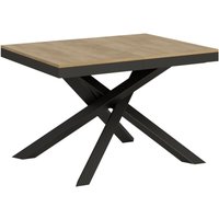 Itamoby - Ausziehbarer Tisch 90x120/224 cm Gestell Volantis Evolution Eiche Natur Anthrazit von ITAMOBY