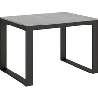 Itamoby - Ausziehbarer Tisch 90x120/380 cm Tecno Evolution Cement Anthrazit Gestell von ITAMOBY