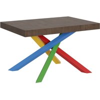 Itamoby - Ausziehbarer Tisch 90x140/244 cm Volantis Noce Gestell 4/B von ITAMOBY
