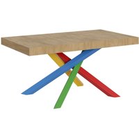 Itamoby - Ausziehbarer Tisch 90x160/264 cm Volantis Quercia Natura Gestell 4/B von ITAMOBY