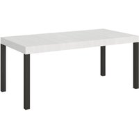 Itamoby - Ausziehbarer Tisch 90x180/284 cm Everyday Gestell Weiß Esche Anthrazit von ITAMOBY