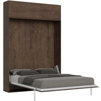 Kentaro Noce Doppelbett mit Oberlichtschrank Klappbett Kentaro Noce Doppelbett mit Oberlichtschrank Klappbett von ITAMOBY