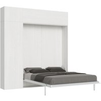Kentaro White Ash Doppelbett mit Säule – Oberlicht-Wandelement – Wandelement über der Säule Klappbett Kentaro White Ash Doppelbett mit Säule – Oberlicht-Wandelement – Wandelement über der Säule Klappbett von ITAMOBY