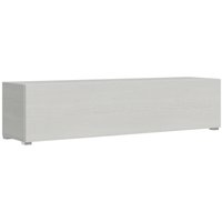 Klappbarer TV-Sockel mit Kabelverschraubung L.173,6 H.40 T.39,2 mit Füßen aus weißer Esche von ITAMOBY