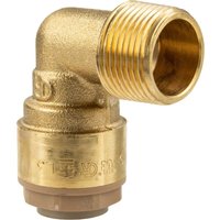 Itap Spa - itap-fit Messing-Steckverbinder Winkel für Cu-Rohr ø 28 mm x 1 Zoll ag - dvgw von ITAP SPA