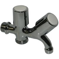 Led Leds - duplex-wasserhahn mit gewindeanschluss für waschmaschine 1/2-3/4 A.220 von ITAP