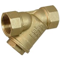 Messing-Schmutzfänger mit Edelstahlsieb - 1/2'' IG x 1/2'' IG - DN15 von ITAP