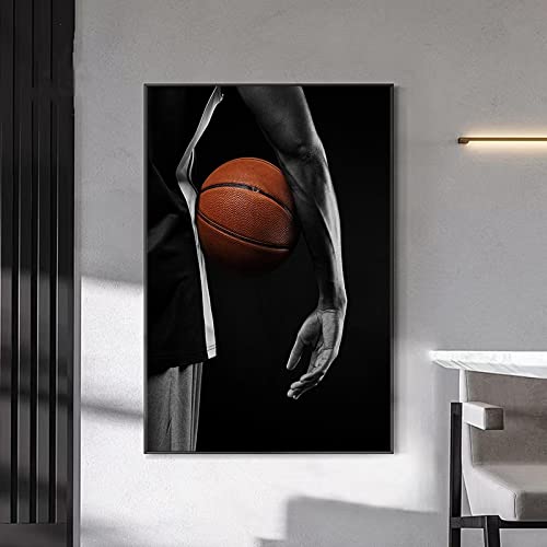 ITAWS Leinwand Sport-Basketball-Poster, 50 X 70, Ohne Rahmen Kinderzimmer Wandkunst Home Decor Gemälde von ITAWS