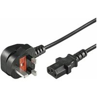 ITB - Microconnect PE090420 - Kabel (2 m, Stecker/Buchse, bs 1363, C13-Kupplung, Schwarz) von ITB