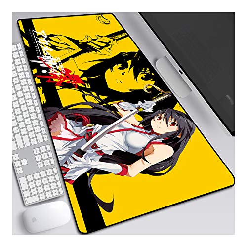 ITBT Mauspad Akame ga Kill XXL Gaming Mauspad, 900x400mm Anime Mousepad, Höchstmaß an Präzision, extra stark vernähter Rand, gummierte Unterseite, Desktop Computer, B von ITBT