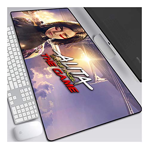 Mauspad Battle Angel Alita 800x300mm Gaming Mauspad, XXL Anime Mousepad, Höchstmaß an Präzision, extra stark vernähter Rand, gummierte Unterseite, Desktop Computer, H von ITBT