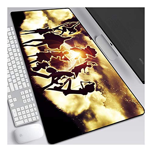 Mauspad Einteiliges 800x300mm Anime Mouse Pad, Extended XXL Large Professional Gaming Mausmatte mit 3mm Dicker Gummibasis, für Computer PC, I. von ITBT