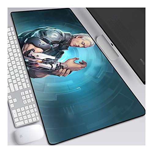 Mauspad Ghost in The Shell XXL Gaming Mauspad, 900x400mm Anime Mousepad, Höchstmaß an Präzision, extra stark vernähter Rand, gummierte Unterseite, Desktop Computer, C von ITBT