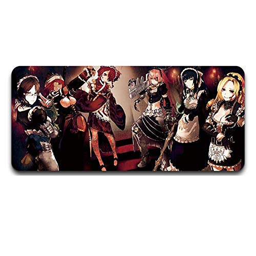 Mauspad Overlord XXL Gaming Mauspad, 900x400mm Anime Mousepad, Höchstmaß an Präzision, extra stark vernähter Rand, gummierte Unterseite, Desktop Computer, J von ITBT