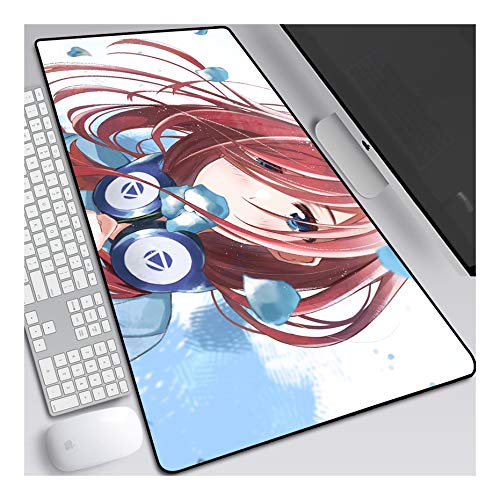 ITBT Mauspad Quintile Braut Flower Anime Extended XXL Mousepad, Speed Gaming Mausmatte, 800x300mm großes Anime Mousepad mit Rutschfester Gummibasis, 3mm genähte Kanten, für Computer-PC, F. ITBT Mauspad Quintile Braut Flower Anime Extended XXL Mousepad, Speed Gaming Mausmatte, 800x300mm großes Anime Mousepad mit Rutschfester Gummibasis, 3mm genähte Kanten, für Computer-PC, F. von ITBT