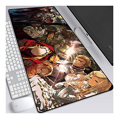 ITBT Mauspad Undead Overlord 800x300mm Anime Mouse Pad, Tastaturmausmatten, Extended XXL Large Professional Gaming Mausmatte mit 3mm Dicker Gummibasis, für Computer PC, C. von ITBT