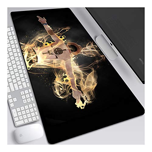 ITBT Mauspad one Piece 800x300mm Gaming Mauspad, XXL Anime Mousepad, Höchstmaß an Präzision, extra stark vernähter Rand, gummierte Unterseite, Desktop Computer, C von ITBT