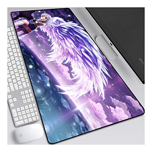 ITBT Mouse Pad Angel Beats Anime Mauspad Gemütlich Mousepad 700x300mm Mikrofaser Verbessert Geschwindigkeit und Präzision, rutschfest Gummierte Unterseite Waschbar Verschleißfest,Für Desktop PC,A ITBT Mouse Pad Angel Beats Anime Mauspad Gemütlich Mousepad 700x300mm Mikrofaser Verbessert Geschwindigkeit und Präzision, rutschfest Gummierte Unterseite Waschbar Verschleißfest,Für Desktop PC,A von ITBT
