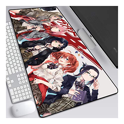 ITBT Mouse Pad Darling in The FranXX Anime Mauspad Gemütlich Mousepad 700x300mm Mikrofaser Verbessert Geschwindigkeit und Präzision, rutschfest Gummierte Unterseite Waschbar Verschleißfest,Für PC,F ITBT Mouse Pad Darling in The FranXX Anime Mauspad Gemütlich Mousepad 700x300mm Mikrofaser Verbessert Geschwindigkeit und Präzision, rutschfest Gummierte Unterseite Waschbar Verschleißfest,Für PC,F von ITBT