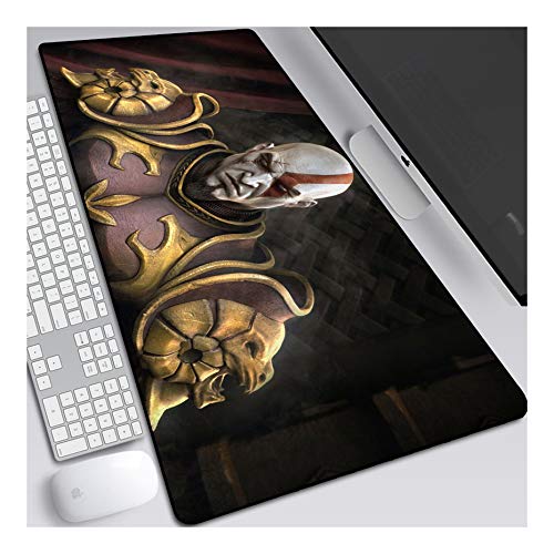 ITBT Mouse Pad God of War Anime Mauspad Gemütlich Mousepad 700x300mm Mikrofaser Verbessert Geschwindigkeit und Präzision, rutschfest Gummierte Unterseite Waschbar Verschleißfest,Für Desktop PC,A ITBT Mouse Pad God of War Anime Mauspad Gemütlich Mousepad 700x300mm Mikrofaser Verbessert Geschwindigkeit und Präzision, rutschfest Gummierte Unterseite Waschbar Verschleißfest,Für Desktop PC,A von ITBT