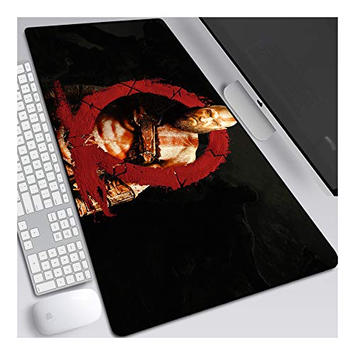 ITBT Mouse Pad God of War Anime Mauspad Gemütlich Mousepad 700x300mm Mikrofaser Verbessert Geschwindigkeit und Präzision, rutschfest Gummierte Unterseite Waschbar Verschleißfest,Für Desktop PC,D ITBT Mouse Pad God of War Anime Mauspad Gemütlich Mousepad 700x300mm Mikrofaser Verbessert Geschwindigkeit und Präzision, rutschfest Gummierte Unterseite Waschbar Verschleißfest,Für Desktop PC,D von ITBT
