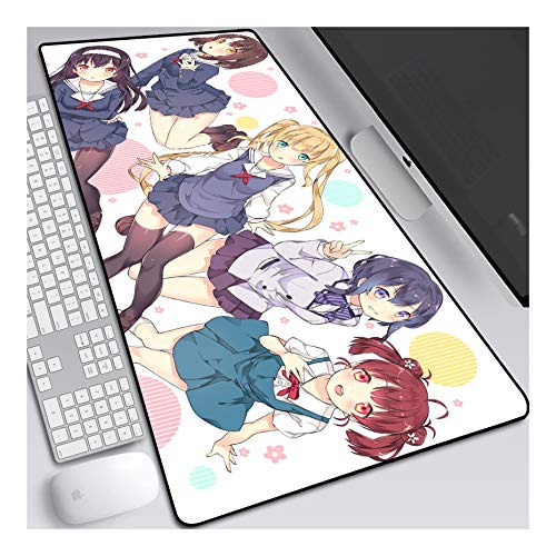 ITBT Mouse Pad Hostess Develop Anime Mauspad Gemütlich Mousepad 700x300mm Mikrofaser Verbessert Geschwindigkeit und Präzision, rutschfest Gummierte Unterseite Waschbar Verschleißfest,Für Desktop PC,C ITBT Mouse Pad Hostess Develop Anime Mauspad Gemütlich Mousepad 700x300mm Mikrofaser Verbessert Geschwindigkeit und Präzision, rutschfest Gummierte Unterseite Waschbar Verschleißfest,Für Desktop PC,C von ITBT