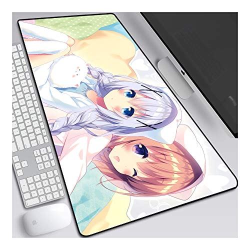 ITBT Mouse Pad Office Gifts Anime Mauspad Gemütlich Mousepad 700x300mm Mikrofaser Verbessert Geschwindigkeit und Präzision, rutschfest Gummierte Unterseite Waschbar Verschleißfest,Für Desktop PC,G von ITBT