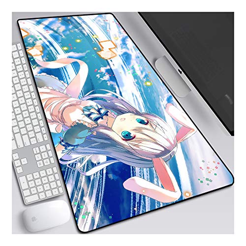 ITBT Mouse Pad Office Gifts Anime Mauspad Gemütlich Mousepad 700x300mm Mikrofaser Verbessert Geschwindigkeit und Präzision, rutschfest Gummierte Unterseite Waschbar Verschleißfest,Für Desktop PC,E von ITBT