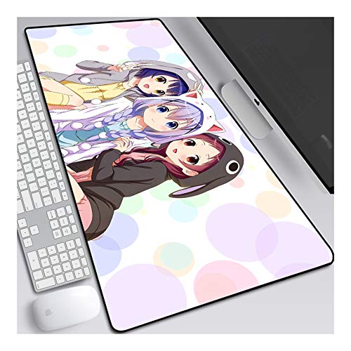 ITBT Mouse Pad Office Gifts XL Gaming Mauspad, 700x300mm Anime Mousepad, Höchstmaß an Präzision, extra stark vernähter Rand, gummierte Unterseite, Desktop Computer,E von ITBT