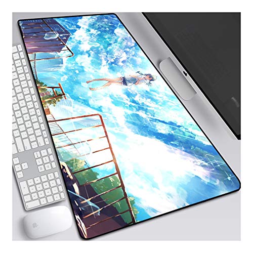 Mauspad Verwitterung mit Ihnen Anime Extended XXL Mousepad, Speed Gaming Mausmatte, 800x300mm großes Anime Mousepad mit Rutschfester Gummibasis, 3mm genähte Kanten, für Computer-PC, F. Mauspad Verwitterung mit Ihnen Anime Extended XXL Mousepad, Speed Gaming Mausmatte, 800x300mm großes Anime Mousepad mit Rutschfester Gummibasis, 3mm genähte Kanten, für Computer-PC, F. von ITBT