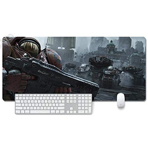 Mauspad World of Warcraft Anime Mauspad Gemütlich Mousepad 900x400mm Mikrofaser Verbessert Geschwindigkeit und Präzision, rutschfest Gummierte Unterseite Waschbar Verschleißfest,Für Desktop PC, G von ITBT