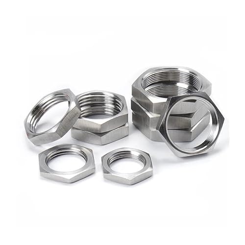 1" NPT (DN25) Female Thread Hex Lock Nut Pipe Fitting Stainless Steel 304 von ITCLEYMDZV