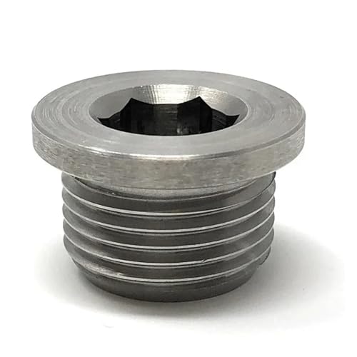 1PCS Stainless Steel M18x1.5 Thread Inner Hexagon Bung Connector 1PCS Stainless Steel M18x1.5 Thread Inner Hexagon Bung Connector von ITCLEYMDZV