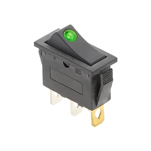1pcs DOT-2D3P-GREEN-LED KCD3 220V ON/OFF SPST Rocker Switch Single Pole Single Throw 20A 125VAC 1pcs DOT-2D3P-GREEN-LED KCD3 220V ON/OFF SPST Rocker Switch Single Pole Single Throw 20A 125VAC von ITCLEYMDZV