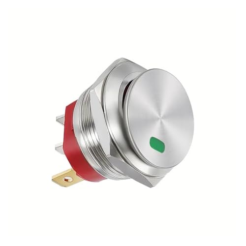 1pcs style2 green 12-24V Metal button boat switch round self-locking 2-speed 3-pin 22mm15A with lamp self-repair 1pcs style2 green 12-24V Metal button boat switch round self-locking 2-speed 3-pin 22mm15A with lamp self-repair von ITCLEYMDZV