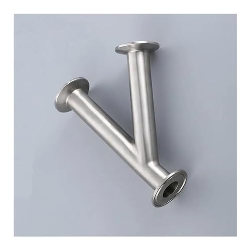 32mm 1.25" Pipe OD 1.5" Tri Clamp Oblique Y Shaped 3 Way SUS 304 Stainless Fitting Spliter Homebrew Beer Wine von ITCLEYMDZV