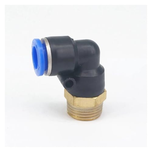 5pc 3/8" Male to Fit Tube O/D 12mm Pneumatic Elbow Push In Connector Union Quick Release Air Fitting Plumbing von ITCLEYMDZV