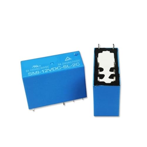 5pcs SMI-12VDC-SL-2C DC 12V 5A 250V 8PIN Power Relay von ITCLEYMDZV