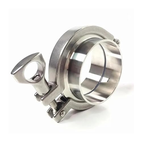 Clamp 0.5" Tri Clamp x 12.7mm 1/2" Pipe OD Stainless 2 PCS SS304 Weld Ferrules +1 PC SS304 Clamp +1 PC Gasket Clamp 0.5" Tri Clamp x 12.7mm 1/2" Pipe OD Stainless 2 PCS SS304 Weld Ferrules +1 PC SS304 Clamp +1 PC Gasket von ITCLEYMDZV
