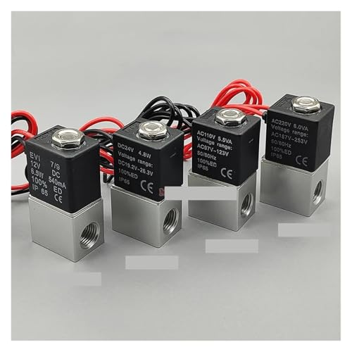 ITCLEYMDZV 1/4"_NPT_DC 12V Fast Response Solenoid Valve 2-Way Normally Closed Direct-Acting Pneumatic Water Air Gas von ITCLEYMDZV