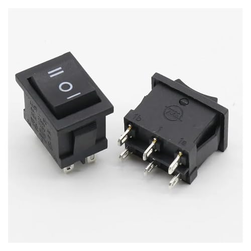 ITCLEYMDZV 10 KCD1-B3 203 6 feet 3 File Black Rocker Waveform Power Supply Apparatus Rocker Switch von ITCLEYMDZV