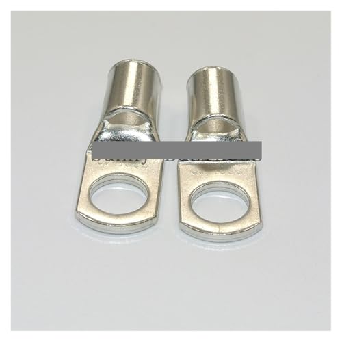 ITCLEYMDZV 10PCs Bolt Hole Tinned Copper Cable lugs Battery Terminals 35mm 2AWG Wire terminals Connector SC35-6 von ITCLEYMDZV