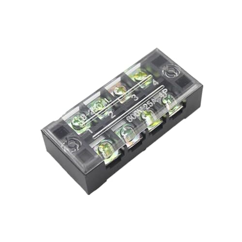 ITCLEYMDZV 1Pcs Dual Row Screw Terminal Block Strip 600V 15A TB-1504 von ITCLEYMDZV