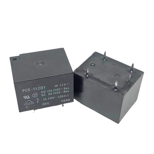 ITCLEYMDZV 1pc PCE-112D1 (4123C-12V/24V-10A) Relay 5 pins von ITCLEYMDZV