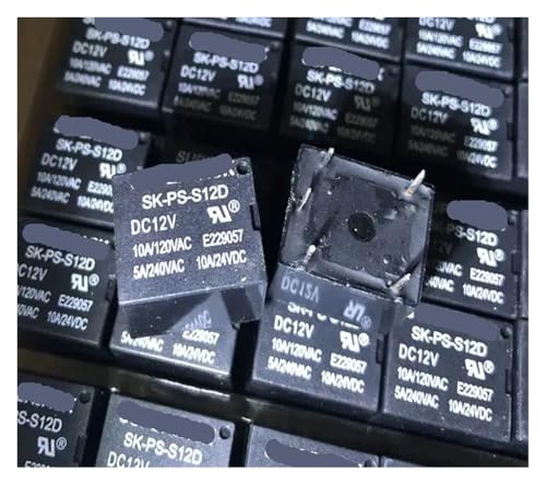 ITCLEYMDZV 1pc SK-PS-S12D 12V Relay 5pins ITCLEYMDZV 1pc SK-PS-S12D 12V Relay 5pins von ITCLEYMDZV