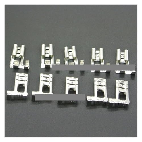 ITCLEYMDZV 2000pcs 6.3mm Flag Terminals - Non Insulated Female Right Angle Spade Crimp von ITCLEYMDZV