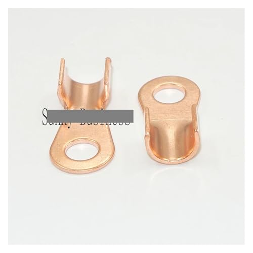 ITCLEYMDZV 200pcs/lot 250A Battery Cable Connector Circular Splice Crimp Ring Terminal Cable Copper Lug OT-250A 10.2mm von ITCLEYMDZV