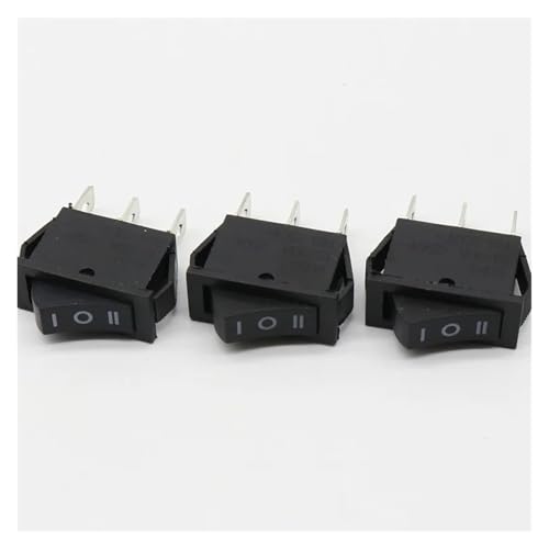 ITCLEYMDZV 5 pcs x AC 10A/250V 15A/125V 3 Pin SPDT ON-Off-ON 3 Position Boat Rocker Switch von ITCLEYMDZV